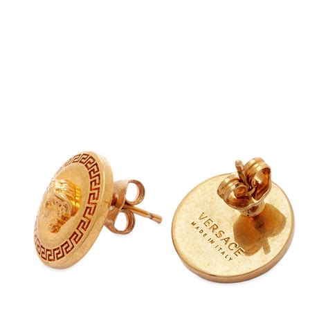 ohrstecker gold versace|Versace: Gold Medusa Head Earrings .